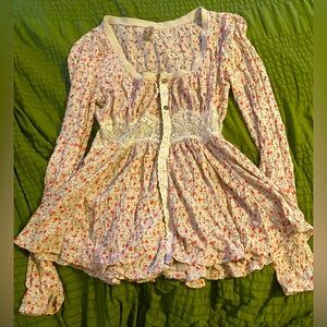 Free People Button Up